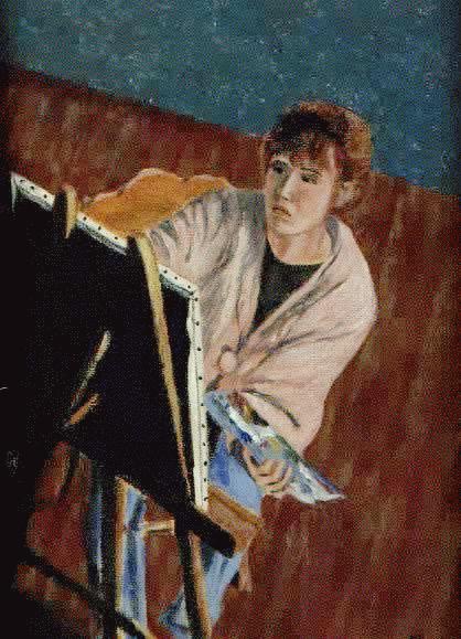 [acrylics painting: Sophie]